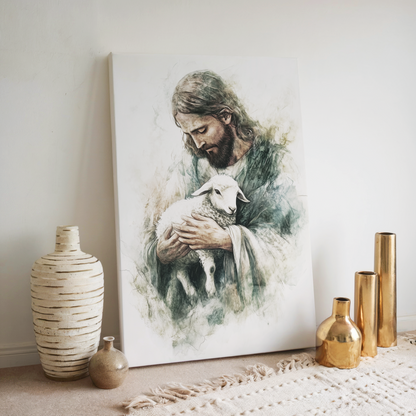 The Gentle Shepherd - Canvas Print