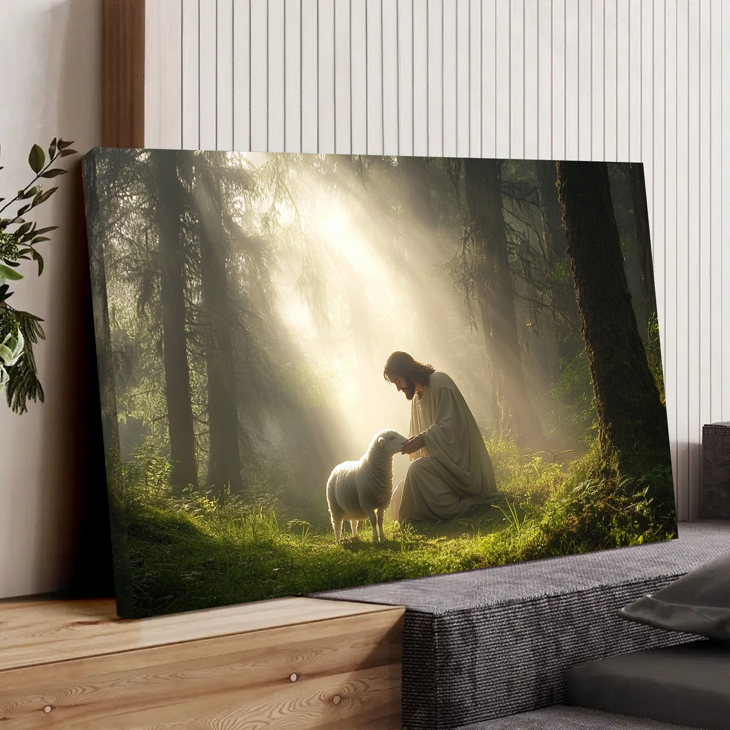 Tender Shepherd - Canvas Print